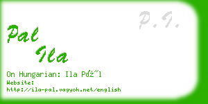 pal ila business card